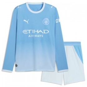 Manchester City Lasten Koti 2026-27 - Jalkapallo Pelipaidat (L/S)