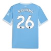 Manchester City Savinho 26 Koti 2026-27 - Jalkapallo Pelipaidat (S/S) Manchester City Savinho 26 Koti 2026-27 - Jalkapallo Pelipaidat (S/S)