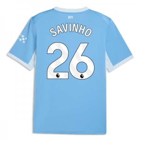 Manchester City Savinho 26 Koti 2026-27 - Jalkapallo Pelipaidat (S/S) Manchester City Savinho 26 Koti 2026-27 - Jalkapallo Pelipaidat (S/S)