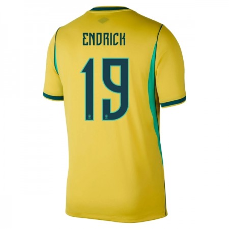 Brasilia Endrick 19 Koti Mm-Kisat 2026 - Jalkapallo Pelipaidat (S/S) Brasilia Endrick 19 Koti Mm-Kisat 2026 - Jalkapallo Pelipaidat (S/S)