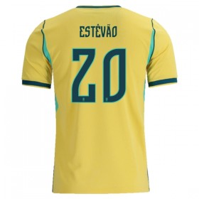 Brasilia Estevao 20 Koti Mm-Kisat 2026 - Jalkapallo Pelipaidat (S/S)