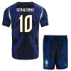 Brasilia Ronaldinho 10 Lasten Vieras Mm-Kisat 2026 - Jalkapallo Pelipaidat (S/S) Brasilia Ronaldinho 10 Lasten Vieras Mm-Kisat 2026 - Jalkapallo Pelipaidat (S/S)