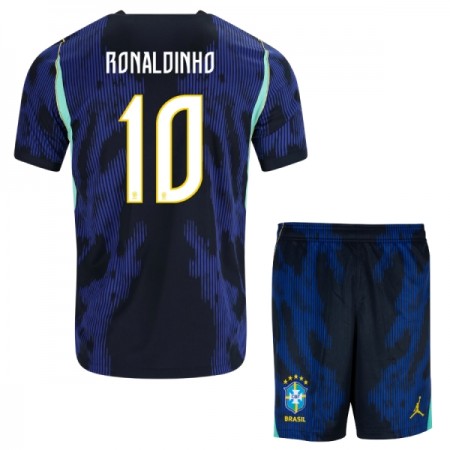 Brasilia Ronaldinho 10 Lasten Vieras Mm-Kisat 2026 - Jalkapallo Pelipaidat (S/S) Brasilia Ronaldinho 10 Lasten Vieras Mm-Kisat 2026 - Jalkapallo Pelipaidat (S/S)