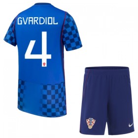 Kroatia Gvardiol 4 Lasten Vieras Mm-Kisat 2026 - Jalkapallo Pelipaidat (S/S)