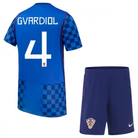 Kroatia Gvardiol 4 Lasten Vieras Mm-Kisat 2026 - Jalkapallo Pelipaidat (S/S) Kroatia Gvardiol 4 Lasten Vieras Mm-Kisat 2026 - Jalkapallo Pelipaidat (S/S)