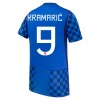 Kroatia Kramaric 9 Vieras Mm-Kisat 2026 - Jalkapallo Pelipaidat (S/S) Kroatia Kramaric 9 Vieras Mm-Kisat 2026 - Jalkapallo Pelipaidat (S/S)