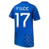 Kroatia P. Sucic 17 Vieras Mm-Kisat 2026 - Jalkapallo Pelipaidat (S/S) Kroatia P. Sucic 17 Vieras Mm-Kisat 2026 - Jalkapallo Pelipaidat (S/S)