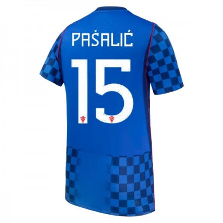 Kroatia Pasalic 15 Vieras Mm-Kisat 2026 - Jalkapallo Pelipaidat (S/S) Kroatia Pasalic 15 Vieras Mm-Kisat 2026 - Jalkapallo Pelipaidat (S/S)