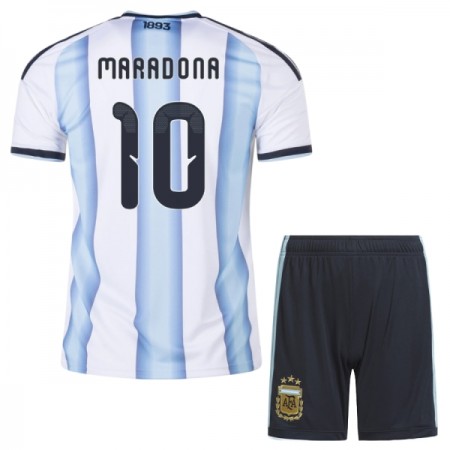 Argentiina Maradona 10 Lasten Koti Mm-Kisat 2026 - Jalkapallo Pelipaidat (S/S) Argentiina Maradona 10 Lasten Koti Mm-Kisat 2026 - Jalkapallo Pelipaidat (S/S)