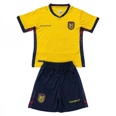 Ecuador Lasten Koti Mm-Kisat 2026 - Jalkapallo Pelipaidat (S/S) Ecuador Lasten Koti Mm-Kisat 2026 - Jalkapallo Pelipaidat (S/S)