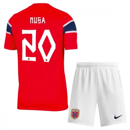 Norja Nusa 20 Lasten Koti Mm-Kisat 2026 - Jalkapallo Pelipaidat (S/S) Norja Nusa 20 Lasten Koti Mm-Kisat 2026 - Jalkapallo Pelipaidat (S/S)