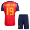 Espanja 2 Stars Lamine Yamal 19 Lasten Koti Mm-Kisat 2026 - Jalkapallo Pelipaidat (S/S) Espanja 2 Stars Lamine Yamal 19 Lasten Koti Mm-Kisat 2026 - Jalkapallo Pelipaidat (S/S)
