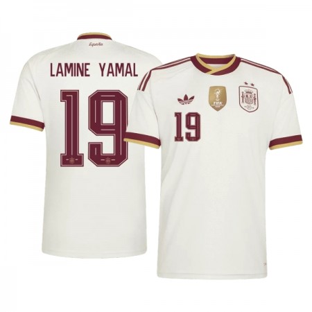 Espanja 2 Stars Lamine Yamal 19 Vieras Mm-Kisat 2026 - Jalkapallo Pelipaidat (S/S)