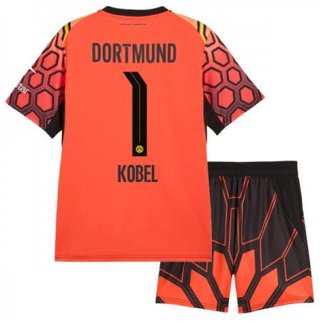 Borussia Dortmund Kobel 1 Maalivahti Lasten Koti Oranssi 2026-27 - Jalkapallo Pelipaidat (S/S) Borussia Dortmund Kobel 1 Maalivahti Lasten Koti Oranssi 2026-27 - Jalkapallo Pelipaidat (S/S)