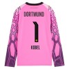 Borussia Dortmund Kobel 1 Maalivahti Vieras Pinkki 2026-27 - Jalkapallo Pelipaidat (L/S) Borussia Dortmund Kobel 1 Maalivahti Vieras Pinkki 2026-27 - Jalkapallo Pelipaidat (L/S)