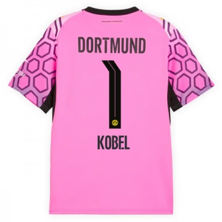 Borussia Dortmund Kobel 1 Maalivahti Vieras Pinkki 2026-27 - Jalkapallo Pelipaidat (S/S) Borussia Dortmund Kobel 1 Maalivahti Vieras Pinkki 2026-27 - Jalkapallo Pelipaidat (S/S)