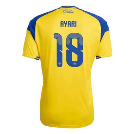 Ruotsi Ayari 18 Koti Mm-Kisat 2026 - Jalkapallo Pelipaidat (S/S) Ruotsi Ayari 18 Koti Mm-Kisat 2026 - Jalkapallo Pelipaidat (S/S)