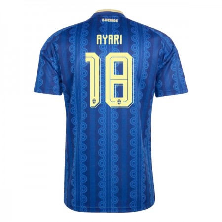 Ruotsi Ayari 18 Vieras Mm-Kisat 2026 - Jalkapallo Pelipaidat (S/S) Ruotsi Ayari 18 Vieras Mm-Kisat 2026 - Jalkapallo Pelipaidat (S/S)