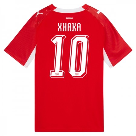 Sveitsi Granit Xhaka 10 Koti Mm-Kisat 2026 - Jalkapallo Pelipaidat (S/S) Sveitsi Granit Xhaka 10 Koti Mm-Kisat 2026 - Jalkapallo Pelipaidat (S/S)