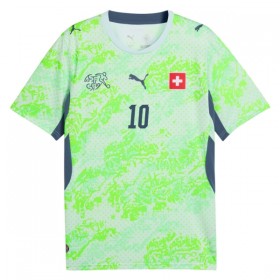 Sveitsi Granit Xhaka 10 Vieras Mm-Kisat 2026 - Jalkapallo Pelipaidat (S/S)