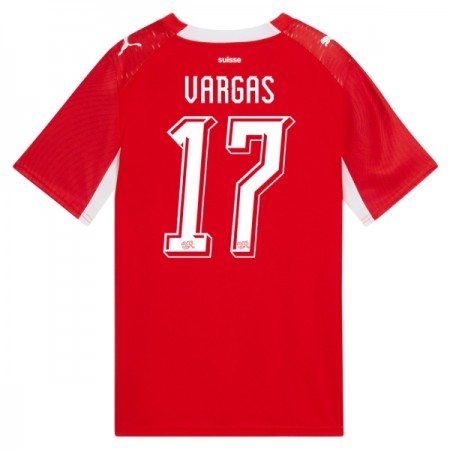 Sveitsi Vargas 17 Koti Mm-Kisat 2026 - Jalkapallo Pelipaidat (S/S) Sveitsi Vargas 17 Koti Mm-Kisat 2026 - Jalkapallo Pelipaidat (S/S)