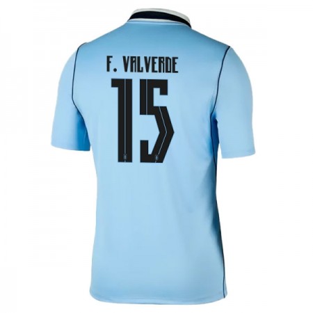 Uruguay Federico Valverde 15 Koti Mm-Kisat 2026 - Jalkapallo Pelipaidat (S/S) Uruguay Federico Valverde 15 Koti Mm-Kisat 2026 - Jalkapallo Pelipaidat (S/S)