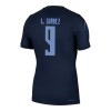 Uruguay Luis Suarez 9 Vieras Mm-Kisat 2026 - Jalkapallo Pelipaidat (S/S) Uruguay Luis Suarez 9 Vieras Mm-Kisat 2026 - Jalkapallo Pelipaidat (S/S)