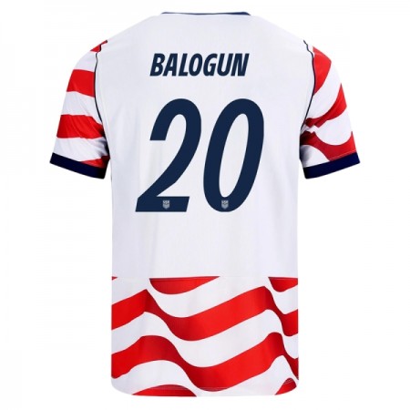Yhdysvallat Balogun 20 Koti Mm-Kisat 2026 - Jalkapallo Pelipaidat (S/S) Yhdysvallat Balogun 20 Koti Mm-Kisat 2026 - Jalkapallo Pelipaidat (S/S)