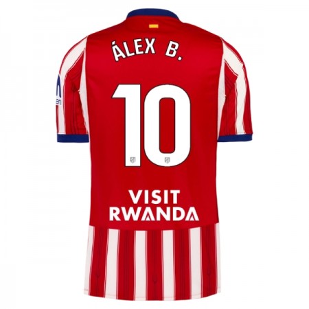 Atlético Madrid Alex B. 10 Koti 2026-27 - Jalkapallo Pelipaidat (S/S) Atlético Madrid Alex B. 10 Koti 2026-27 - Jalkapallo Pelipaidat (S/S)