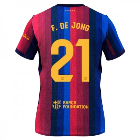 FC Barcelona Frenkie de Jong 21 Koti 2026-27 - Jalkapallo Pelipaidat (S/S) FC Barcelona Frenkie de Jong 21 Koti 2026-27 - Jalkapallo Pelipaidat (S/S)