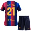 FC Barcelona Frenkie de Jong 21 Lasten Koti 2026-27 - Jalkapallo Pelipaidat (S/S)