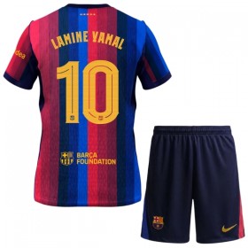 FC Barcelona Lamine Yamal 10 Lasten Koti 2026-27 - Jalkapallo Pelipaidat (S/S)