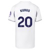Tottenham Hotspur Kudus 20 Koti 2026-27 - Jalkapallo Pelipaidat (S/S) Tottenham Hotspur Kudus 20 Koti 2026-27 - Jalkapallo Pelipaidat (S/S)