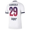 Paris Saint-Germain Bradley Barcola 29 Vieras 2026-27 - Jalkapallo Pelipaidat (S/S)