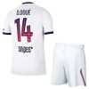 Paris Saint-Germain Desire Doue 14 Lasten Vieras 2026-27 - Jalkapallo Pelipaidat (S/S) Paris Saint-Germain Desire Doue 14 Lasten Vieras 2026-27 - Jalkapallo Pelipaidat (S/S)