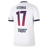 Paris Saint-Germain Vitinha 17 Vieras 2026-27 - Jalkapallo Pelipaidat (S/S)
