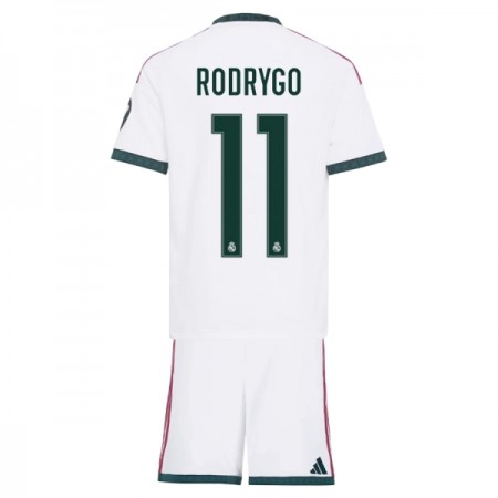 Real Madrid Rodrygo 11 Lasten Koti 2026-27 - Jalkapallo Pelipaidat (S/S) Real Madrid Rodrygo 11 Lasten Koti 2026-27 - Jalkapallo Pelipaidat (S/S)