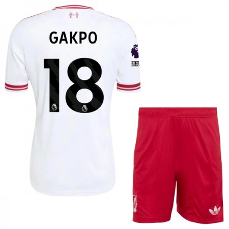 Liverpool Gakpo 18 Lasten Vieras 2026-27 - Jalkapallo Pelipaidat (S/S) Liverpool Gakpo 18 Lasten Vieras 2026-27 - Jalkapallo Pelipaidat (S/S)