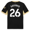 Manchester City Savinho 26 Vieras 2026-27 - Jalkapallo Pelipaidat (S/S) Manchester City Savinho 26 Vieras 2026-27 - Jalkapallo Pelipaidat (S/S)