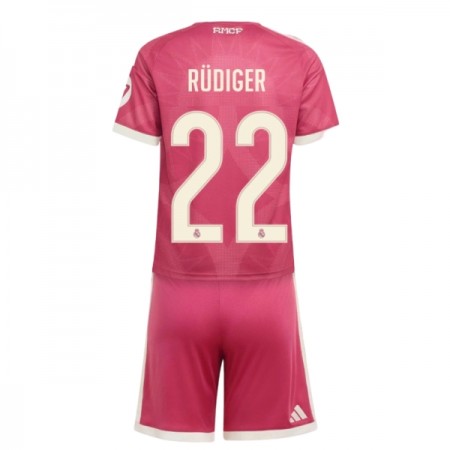 Real Madrid Rudiger 22 Lasten Kolmas 2026-27 - Jalkapallo Pelipaidat (S/S) Real Madrid Rudiger 22 Lasten Kolmas 2026-27 - Jalkapallo Pelipaidat (S/S)
