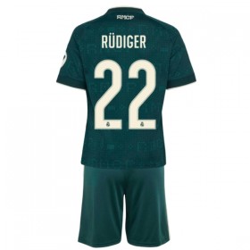 Real Madrid Rudiger 22 Lasten Vieras 2026-27 - Jalkapallo Pelipaidat (S/S)