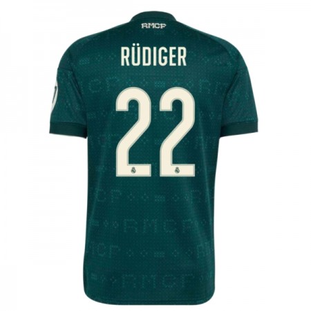 Real Madrid Rudiger 22 Vieras 2026-27 - Jalkapallo Pelipaidat (S/S) Real Madrid Rudiger 22 Vieras 2026-27 - Jalkapallo Pelipaidat (S/S)