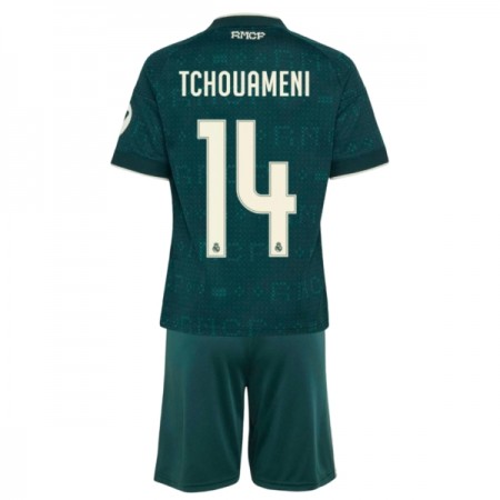 Real Madrid Tchouameni 14 Lasten Vieras 2026-27 - Jalkapallo Pelipaidat (S/S) Real Madrid Tchouameni 14 Lasten Vieras 2026-27 - Jalkapallo Pelipaidat (S/S)
