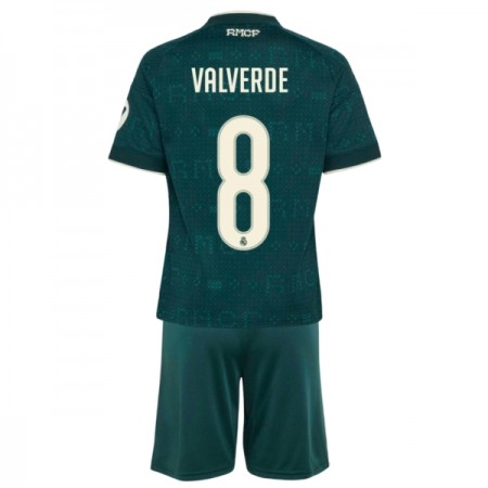 Real Madrid Valverde 8 Lasten Vieras 2026-27 - Jalkapallo Pelipaidat (S/S) Real Madrid Valverde 8 Lasten Vieras 2026-27 - Jalkapallo Pelipaidat (S/S)