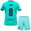 FC Barcelona Pedri 8 Lasten Kolmas 2026-27 - Jalkapallo Pelipaidat (S/S)