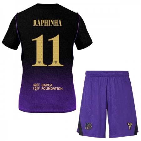 FC Barcelona Raphinha 11 Lasten Vieras 2026-27 - Jalkapallo Pelipaidat (S/S) FC Barcelona Raphinha 11 Lasten Vieras 2026-27 - Jalkapallo Pelipaidat (S/S)
