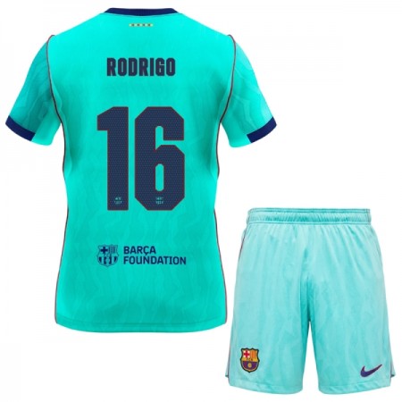 FC Barcelona Rodrigo 16 Lasten Kolmas 2026-27 - Jalkapallo Pelipaidat (S/S)