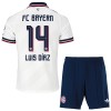 FC Bayern München Luis Diaz 14 Lasten Vieras 2026-27 - Jalkapallo Pelipaidat (S/S) FC Bayern München Luis Diaz 14 Lasten Vieras 2026-27 - Jalkapallo Pelipaidat (S/S)