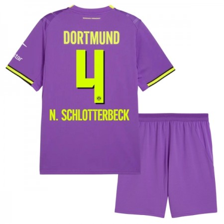 Borussia Dortmund N. Schlotterbeck 4 Lasten Kolmas 2026-27 - Jalkapallo Pelipaidat (S/S) Borussia Dortmund N. Schlotterbeck 4 Lasten Kolmas 2026-27 - Jalkapallo Pelipaidat (S/S)