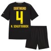 Borussia Dortmund N. Schlotterbeck 4 Lasten Vieras 2026-27 - Jalkapallo Pelipaidat (S/S) Borussia Dortmund N. Schlotterbeck 4 Lasten Vieras 2026-27 - Jalkapallo Pelipaidat (S/S)